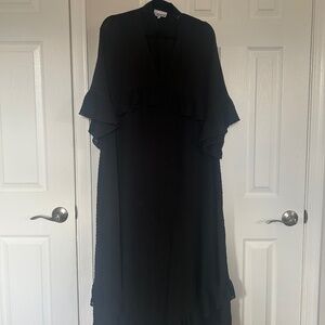 Ganni Ruffle Choker Maxi Dress